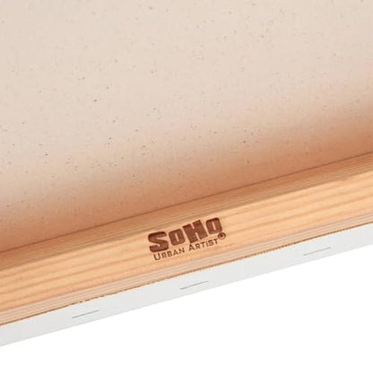 SoHo Urban Artist, 11x14 Heavyweight Stretched Cotton Canvas for Painting - 1.5" Deep- 3 Pack, Triple Primed, 100% Cotton Canvas, Archival, Universal Primed for Oil, Acrylic, Alkyd, Mixed Media