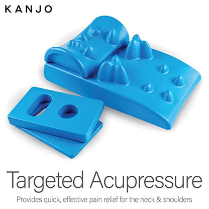 Kanjo Flex Height Acupressure Neck Pain Relief Cushion - Height Adjustable Cervical Traction & Pressure Point Device for Muscle Tension & Relaxation - Helps Relieve Neck Pain - style: Flex Height Neck Cushion