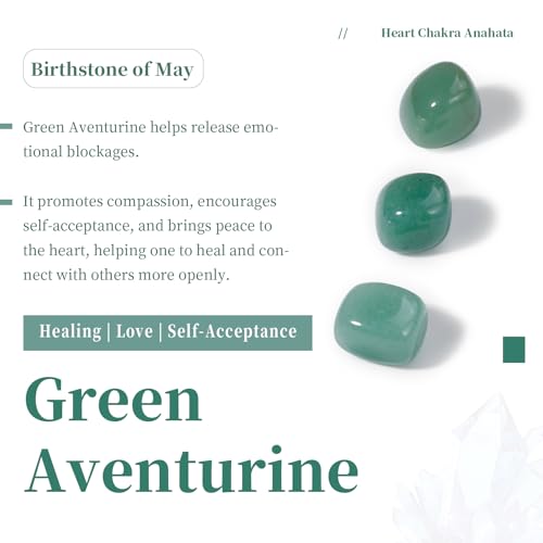 SUNYIK Natural Green Aventurine Tumbled Chip Stone with Heart Chakra Pillow | 0.5LB/230g Crushed Crystal Quartz Chips for 7 Chakra Healing Meditation Yoga Reiki Energy Balancing - color: Green/Green-1