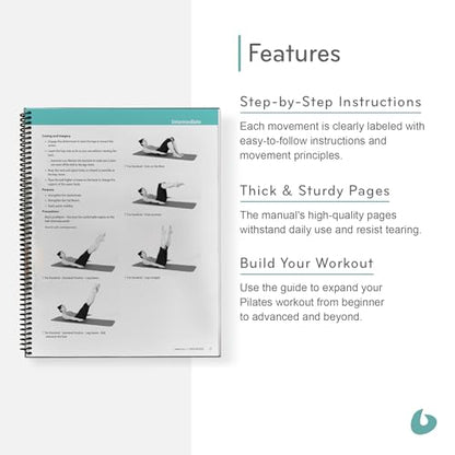 Balanced Body Mat and Ball Guide, Ball and Mat Pilates Guide for Workout Equipment, Exercise Manual for Home Gym or Studio Use - size: Mat and Ball