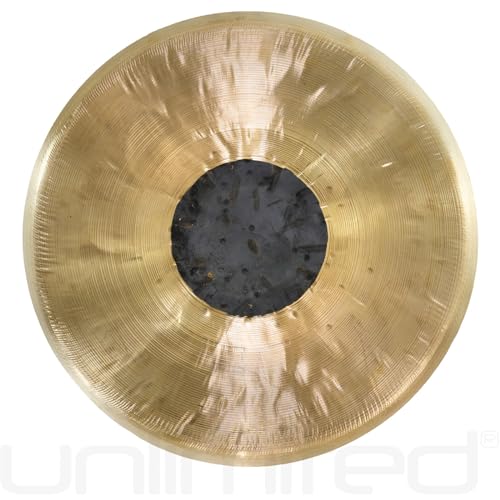 Unlimited Chocolate Drop Gongs - Includes Gong, Mallet & Rope/Bronze Chinese Gong/Bright Tones/For Sound Healing, Meditation & Yoga/Small & Large Available - size: 28"
