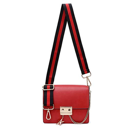 ZOOEASS Wide Shoulder Strap Adjustable Replacement Belt Crossbody Canvas Bag Handbag - color: Black, size: EXTRA LONG:66.9"(170cm)Wide:1.4"(3.5cm)