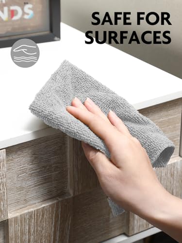 Fantasticlean Microfiber Cleaning Cloth Rolls- 150 Sheets (2 Rolls of Grey) - color: Grey, size: 150 pack