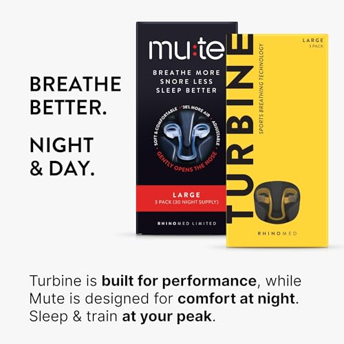 Rhinomed Turbine Sport Nasal Dilators, 38% More Air, Large - 3 Pack - style: 3 Pack Large