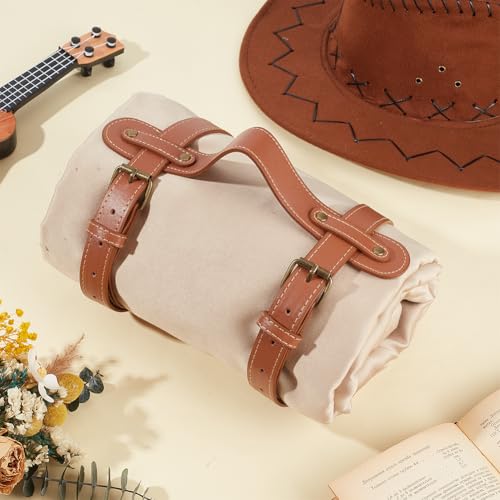 PU Leather Yoga Blanket Mat Carrier Portable Picnic Blanket Rug Roll Carry Strap Adjustable Handle Beach Mat Motorcycle Bedroll Holder Belt for Outdoor Camping Travel Hiking - style: max 20cm