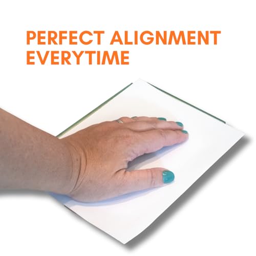 Gel Press Placement Tool – Precision Alignment Guide for Gel Printing, Repeatable Layered Prints, Easy Paper & Stencil Positioning, Essential Printmaking Accessory - size: L-shaped