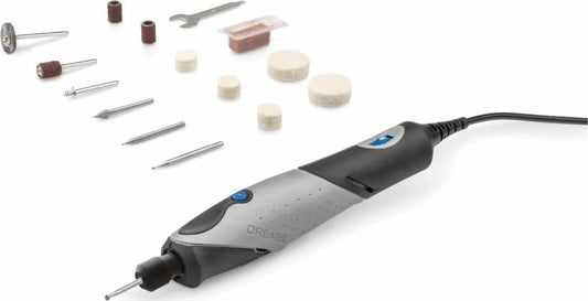 Dremel Stylo+ Craft Rotary Tool Kit with 15 Accessories - Engraving Pen for Wood Carving, and Jewelry Making, Glass Etching Pen (2050-15) | 15 accessories, engraving, carving, glass etching and jewelry making - size: 15-Piece Kit