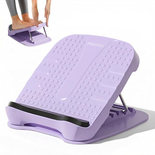 PROIRON Slant Board, Adjustable Calf Stretch Board, Thick Heel Pad for Comfort Stretching, Calf Stretcher Incline Board, Anti Slip Surface & Base for Safe Exercise, Ankle Heel Mobility, 10"x10" - color: Purple