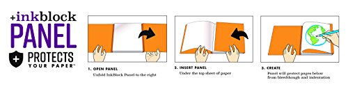 AD Marker Chartpak Paper Pad with Ink Block Panel, 175 GSM, 7 x 10, 24 Sheets/Pad, White, 1 Each (26061300615) - size: 7 x 10 Inches