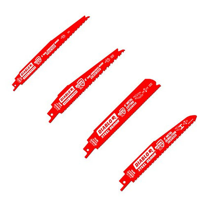 Diablo DS006S 6 pc Bi-Metal Reciprocating Saw Blade Set for Wood and Metal Demolition (6-Piece)