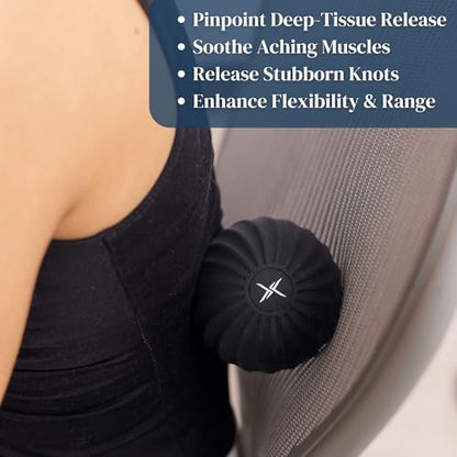 Frost Fit VibePro Pulse - Vibrating Massage Ball Massager - Deep Tissue Therapy Ball with 4 Speeds - Myofascial Release & Pain Relief - style: Pulse