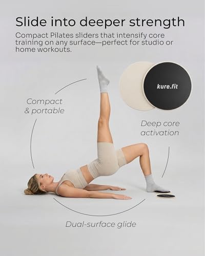 Pilates Kit | Pilates Equipment Set for Home Workouts | Accessories & Guide - color: Beige, style: Studio Kit - 15PC