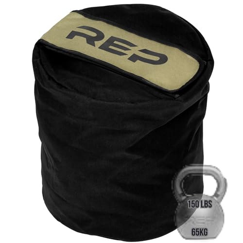 REP Fitness Stone Sandbag Trainer | Strongman Workout Equipment | Heavy Duty Strength Gear | Round Weighted Bag | Home Gym Accessories | Functional Fitness Tool | Unfilled Weight Sack - size: 150 lb | 65kg