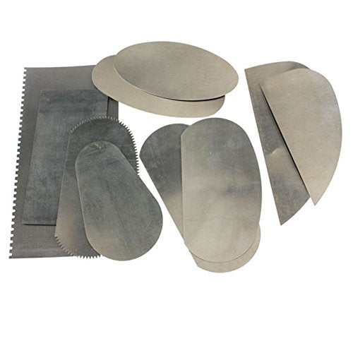 COMIART Clay Sculpture Pottery Molding Ceramics Sharp Steel Cutter Tools Scraper Crafts (Pack of 10)