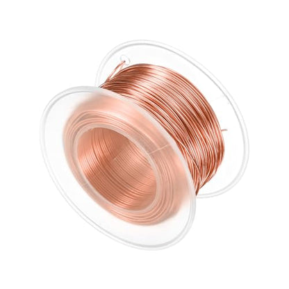 HARFINGTON 20 Gauge Aluminum Craft Wire 0.8mm 98.5ft Flexible Bendable Anodized Metal Jewelry Sculpting Wire for Jewelry Making Modelling Craft DIY, Rose Gold - color: Rose Gold, size: 30M x 0.8mm