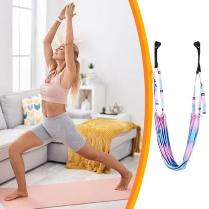 Aerial Yoga Hammock Swing Anti-Gravity Gym Training Device Adjustable Women Aerial Yoga Strap Aerial Yoga Stretching Strap Wall Practice
