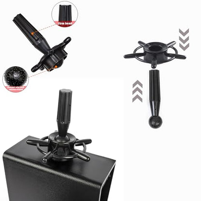 Mannequin Clamp Stand for Chair for Hairdresser Styling with Clamp stand (2 Pack) - color: 2 Pack