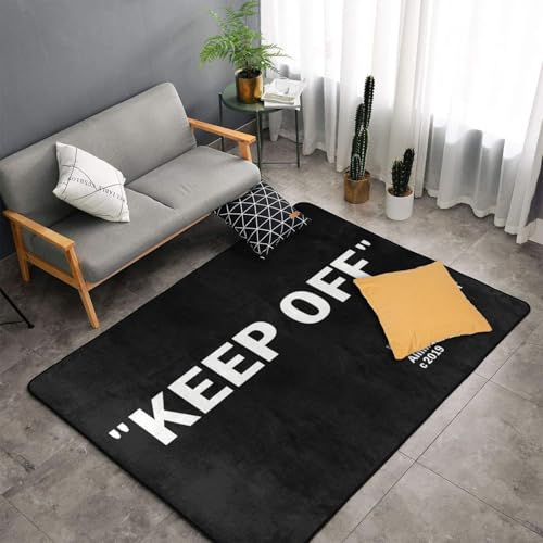 Keep Off Area Rug Floor Door Mat Yoga Sofa Carpet for Home Art Decor Living Room Bedroom - size: 5' x 3'4" (Rectangular)