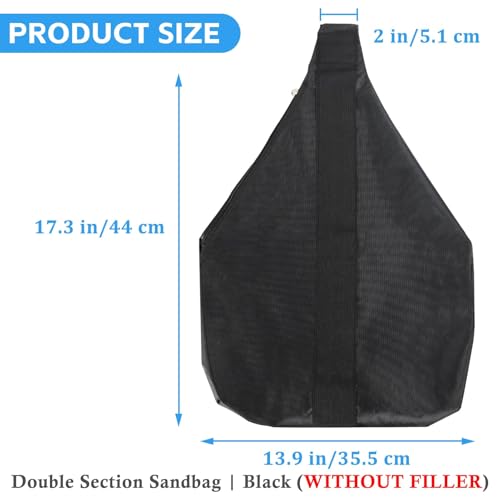 120LBS Large Sandbags Tripod Weights for Photography Set of 2, 1680D Oxford