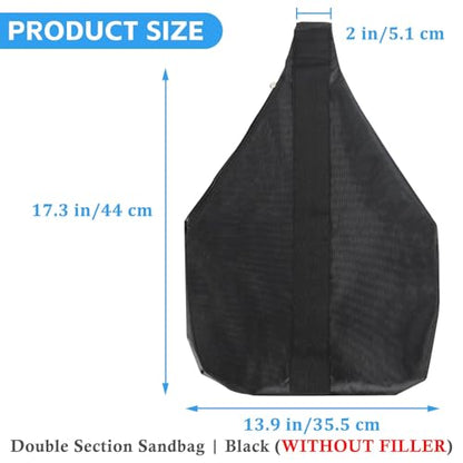 120LBS Large Sandbags Tripod Weights for Photography Set of 2, 1680D Oxford