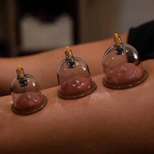 Myofascial Releaser Cupping Set Massager, Cupping Kit for Massage Therapy | 18 Medical-Grade Massage Cups, 2 Hand Pumps and Cupping Booklet, Ventosas Para Masaje Muscular, Suction Cups For Body Therapy