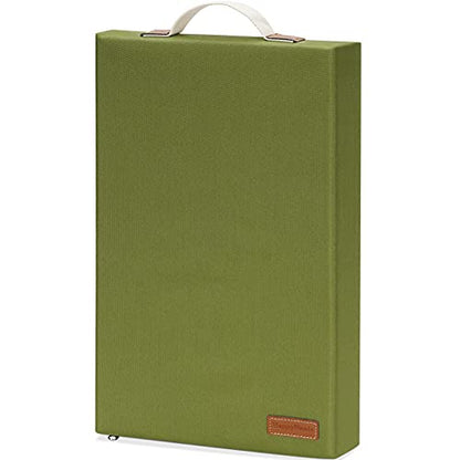 HappyPicnic Extra Thick Kneeling Pad, 1 Pack, Green, 17.5 x 11 x 2in | Soft High-density Foam knee Support, with Handle, Easy to Clean, for Gardening, Yoga, Prayer, Housework, Exercise - color: Green