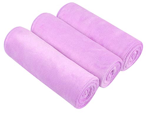 SINLAND Microfiber Gym Towels, Workout Sweat Towel 16x32In - color: Light Purplex3