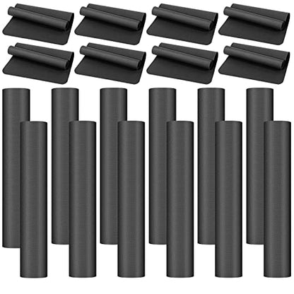 LEIFIDE 10 Pack Yoga Mat Bulk 68'' x 24'' x 4mm Thick Yoga Mat - color: Black