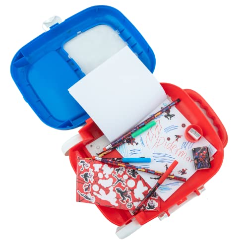 Marvel Spiderman Color and Roll Activity Set with Carrying Case, Stickers, & Art Supplies - style: Spiderman