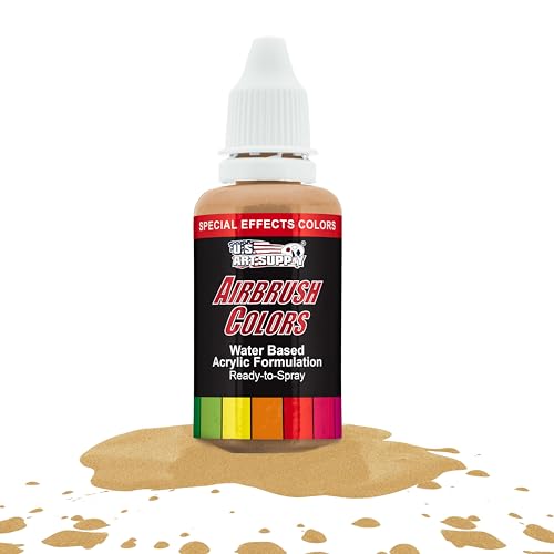 U.S. Art Supply Ready to Spray Special Effects Gold Pearl Acrylic Airbrush Paint - 1oz Bottle, Professional Grade Non-Toxic Water-Based Colors for Vibrant & Permanent Results - color: Gold Pearl, size: 1 Fl Oz (Pack of 1)