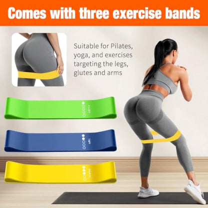 Bbtops Pilates Bar Kit with Resistance Bands,Pilates Bar with Stackable Bands Workout Equipment for Legs,Hip,Waist and Arm,Exercise Fitness Equipment for Women & Men Home Gym Yoga Pilates - color: Glossy Black