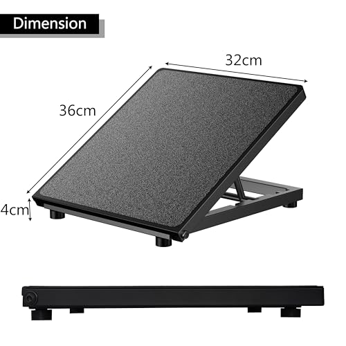Professional Steel Slant Board Calf Stretcher Adjustable Balance Board with Non-Slip Surface for Ankle and Foot Stretching