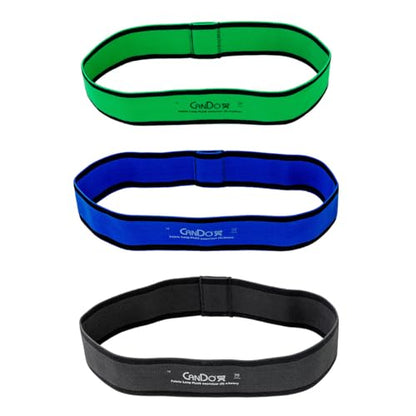 CanDo Fabric Loop Plus, Resistance Exerciser Loops, Set of 3 - size: 12", style: Medium to X-Heavy Strength