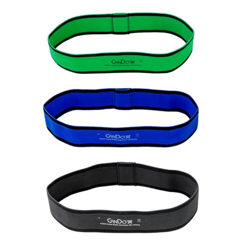 CanDo Fabric Loop Plus, Resistance Exerciser Loops, Set of 3 - size: 12", style: Medium to X-Heavy Strength