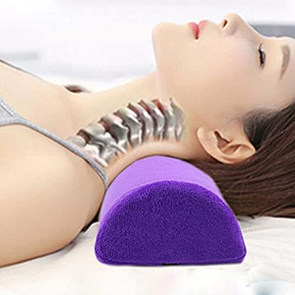 Memory Foam Bolster Pillow for Neck Back Lumbar Spine Knee Pain Relief Pillow Support Multi-use