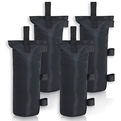 MASTERCANOPY 4-Pack of Canopy Weight Bag 112 Pounds Black - color: Black