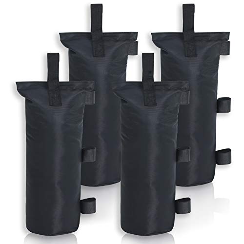 MASTERCANOPY 4-Pack of Canopy Weight Bag 112 Pounds Black - color: Black