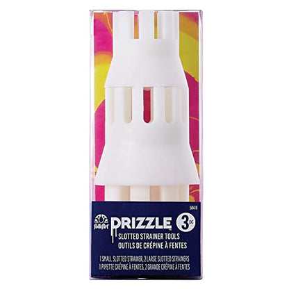 FolkArt Drizzle Tool Set, 3 Pack Slotted Strainer Tool Set Perfect for Fluid Paint Pouring Arts and Crafts Projects, 50419 - style: Slotted Strainer Tool