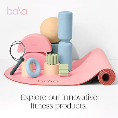 Bala Bangles Wrist & Ankle Weights for Women & Men, Home Gym Equipment - color: Bone, size: 1 LB