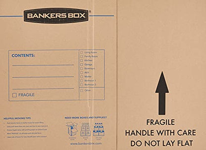Bankers Box 4-Pack Medium TV/Picture/Mirror Moving Boxes | Protect TVs, mirrors, and framed art with rigid moving boxes sized for flat, fragile items. - style: Medium