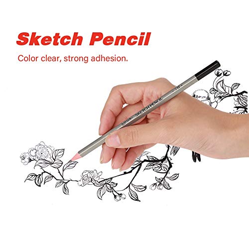 HEEPDD 24Pcs Drawing Sketching Pencil Set, Art Graphite Shading Pencils | Art Graphite Drawing Pencil Colored Paint Pencil 9H-14B for Beginners ProArtists