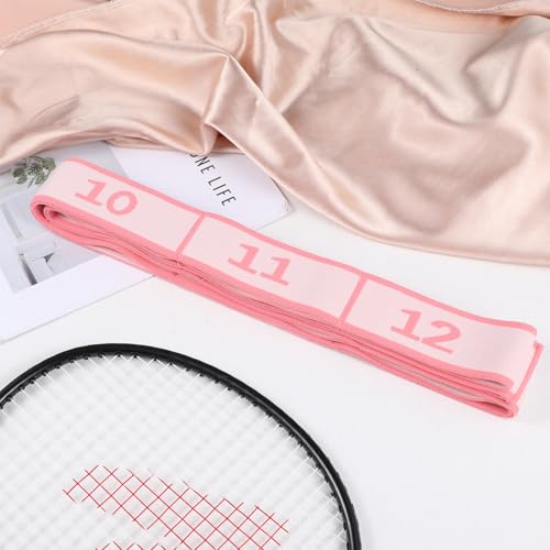12 Loops Yoga Band, Yoga Bands for Stretching Stretching Bands Stretch Straps with Loops for Dance, Gymnastics, Physical Therapy, Flexibility & Resistance Training, Ballet, Latin Workouts