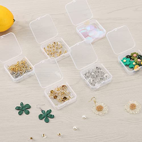 Mr. Pen- Bead Organizer Box, 12 pcs, Clear (Pack of 3) - color: Clear White, size: 12 Pcs(2.15"x2.15"x0.7") (Pack of 3)