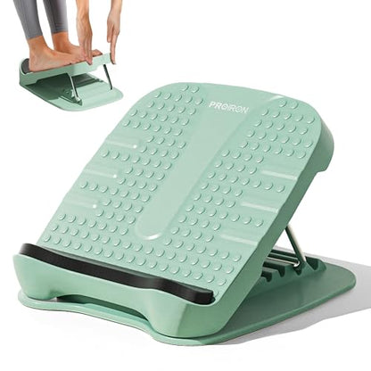 PROIRON Slant Board, Adjustable Calf Stretch Board, Thick Heel Pad for Comfort Stretching, Calf Stretcher Incline Board, Anti Slip Surface & Base for Safe Exercise, Ankle Heel Mobility, 10"x10" - color: Green