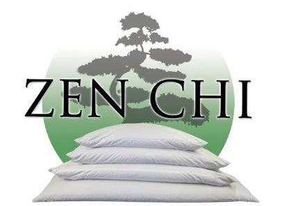 ZEN CHI Organic Buckwheat Hulls Pillow, Personal Standard Size 14"x20"