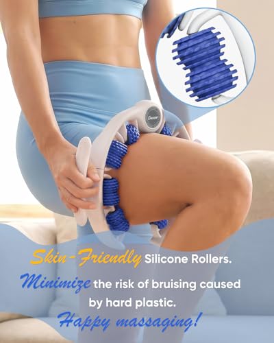 ONUEMP Cellulite Massage Tool Lymphatic Drainage Cellulite Remover for Legs - color: Blue
