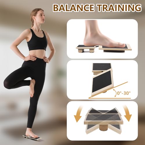 Ankle Balance Board, Stability Trainer for Foot and Ankle Exercises | Balance training tool for mobility workouts,physical therapy routines,plantar support and improving stability at home