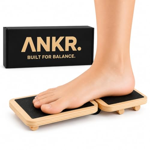 ANKR Ankle Balance Board | Stability Trainer for Ankle Strength, Mobility & Sprain Recovery | Non-Slip Wobble Board for Plantar Fasciitis Relief, Physical Therapy & Injury Prevention