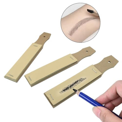 BokWin Sandpaper Sharpener, 20 Pack, Sketch Sandpaper Blocks | For Artists, Adults & Teens, Pencil Sharpeners Lead Pointer Tool, For Charcoal Pencils, Pastel Sticks Sketching