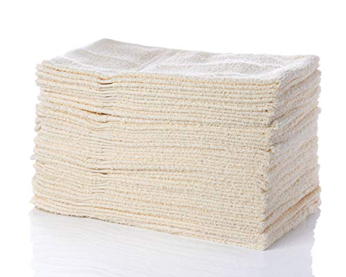 SIMPLI-Magic Cotton Hand Towels 16"x27" (12 Pack) – Soft Towels for Bathroom, Kitchen, Salon & Gym (Beige) - color: Beige, size: 16 in x 27 in